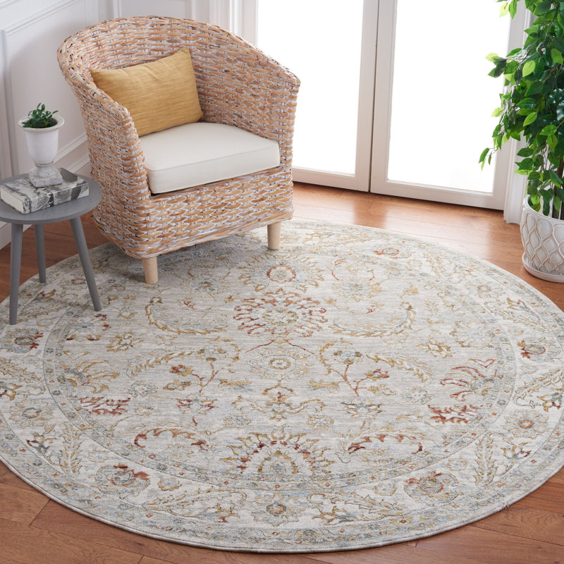 Xanthi Performance Oriental Rug, Round 6'7"