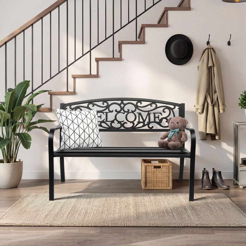 Duval Iron Outdoor Bench