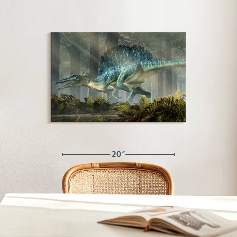Crowle Panoramic Spinosaurus, 16" H x 24" W
