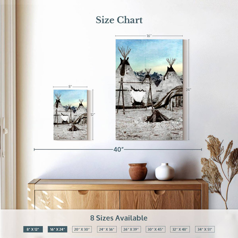 Lelar Native Teepees, 12" H x 8" W
