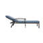Chaise longue en fonte d'aluminium avec fabrication durable, dossier réglable et roulettes lisses pour un confort ultime-988217909