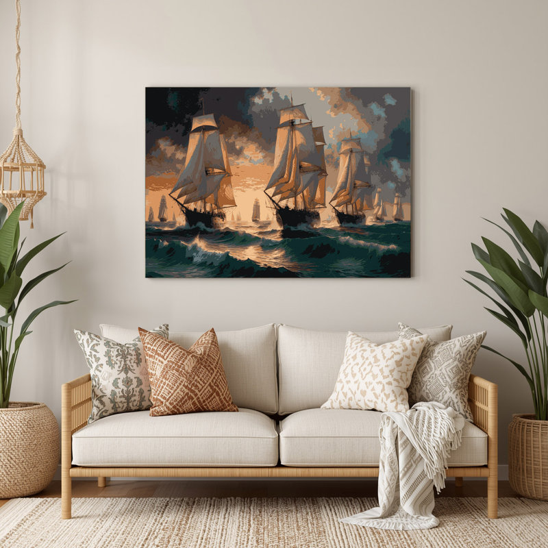 Voilier nautique gris, art mural en métal, H 11 po x l 14 po