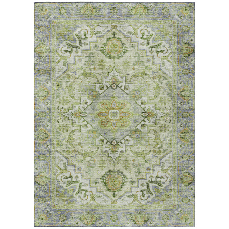Machine Washable Indoor/Outdoor Oden ACN2163 Global Rug