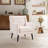 29" Wide Modern Upholstered Button-Tufted Accent Chair With Solid Wood Legs-1120713655
