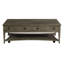Table basse en bois massif avec rangement Daniel-James