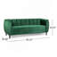 Canapé en velours 3 places Miranda-1589009098