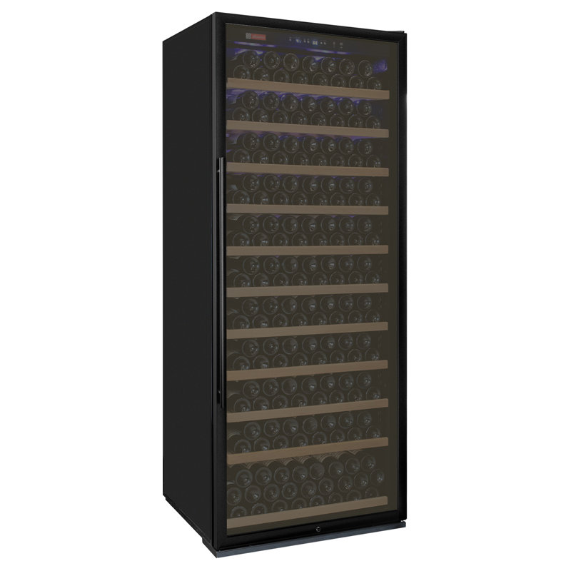 Allavino Vite Series 305 Bottle Single Zone Freestanding Large Capacity Wine Refrigerator with Black Door - Right Hinge