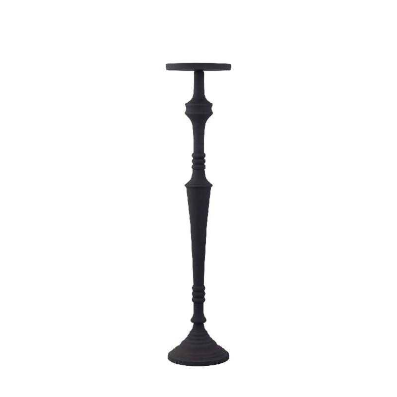 Aluminium Candelabra, 96cm H x 21cm W x 21cm D, Black