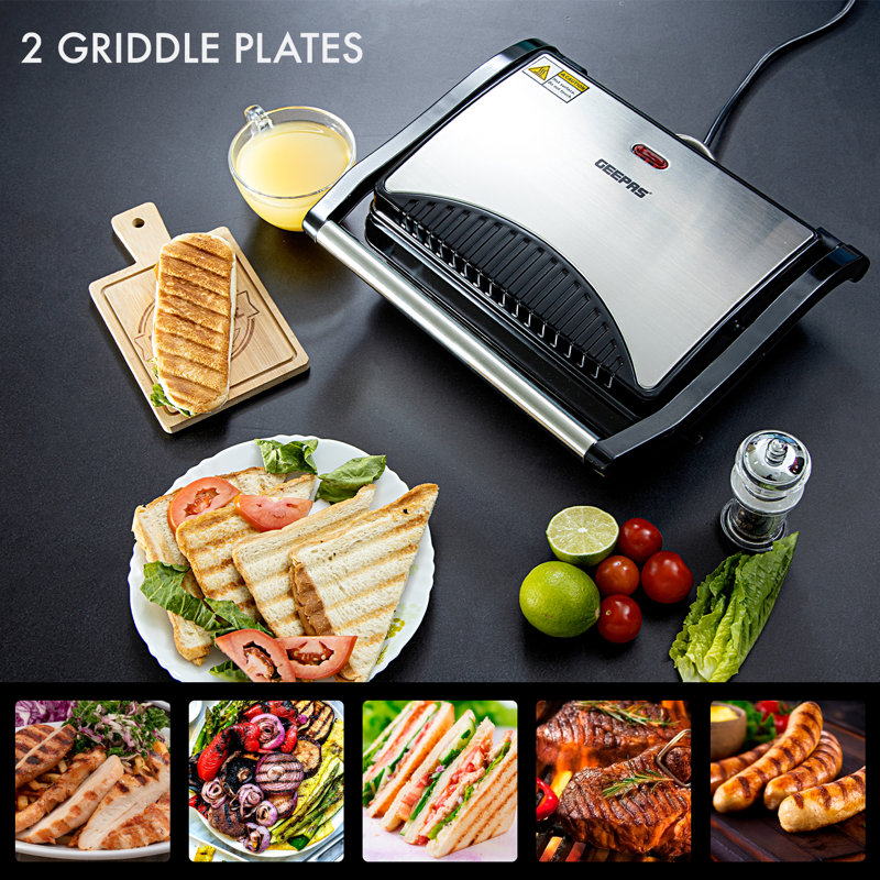 Geepas Non Stick Electric Grill with Lid