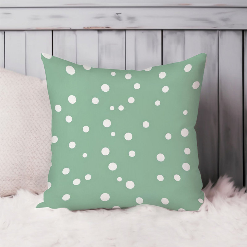Abstract Polka Dots II Patterns Polka Dots Modern, 16"H x 16"W