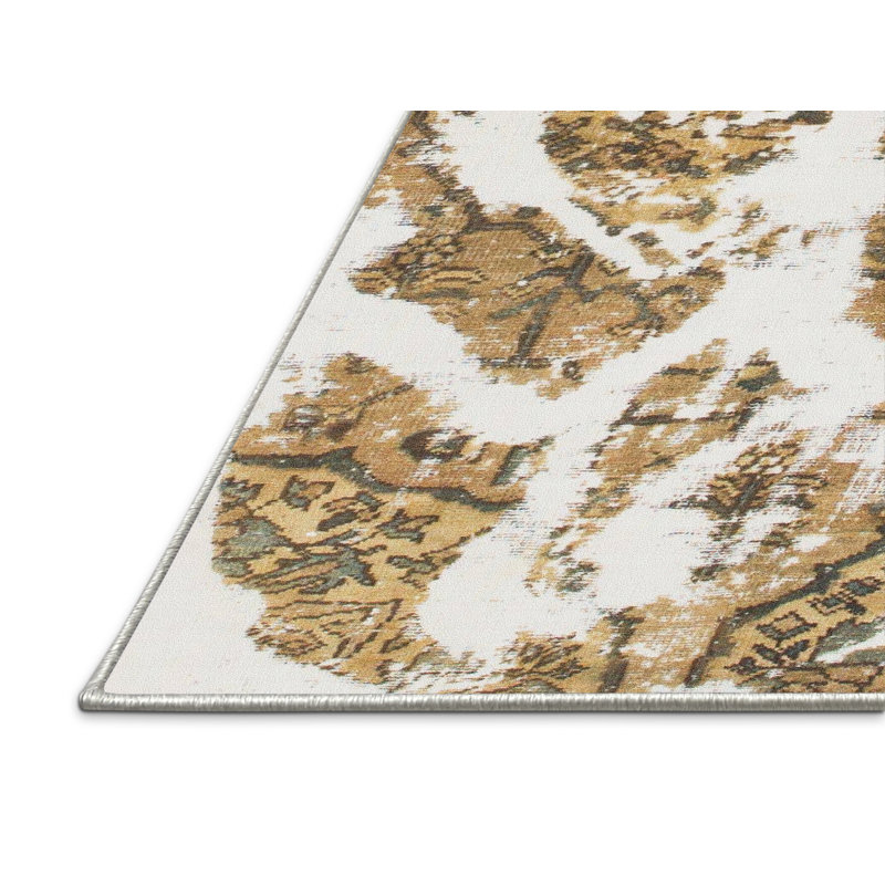 Tapis multicolore abstrait Smicksburg, Rectangle 5 pi x 7 pi