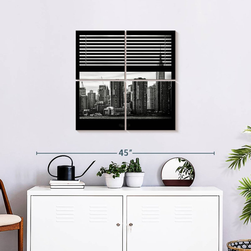 Sireci Window To New York, 26'' H x 26'' W