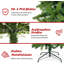 Lighted Artificial Fir Christmas Tree-1310328457