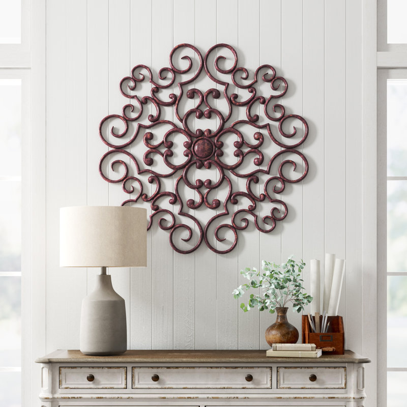 Traditional Plants & Flowers Wall Decor on Metal