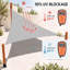 Toile d'ombrage triangulaire Colourtree avec trousse de quincaillerie d'installation-92296160-58148943
