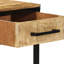 Desk 50x75 Cm Solid Wood Rough Mango