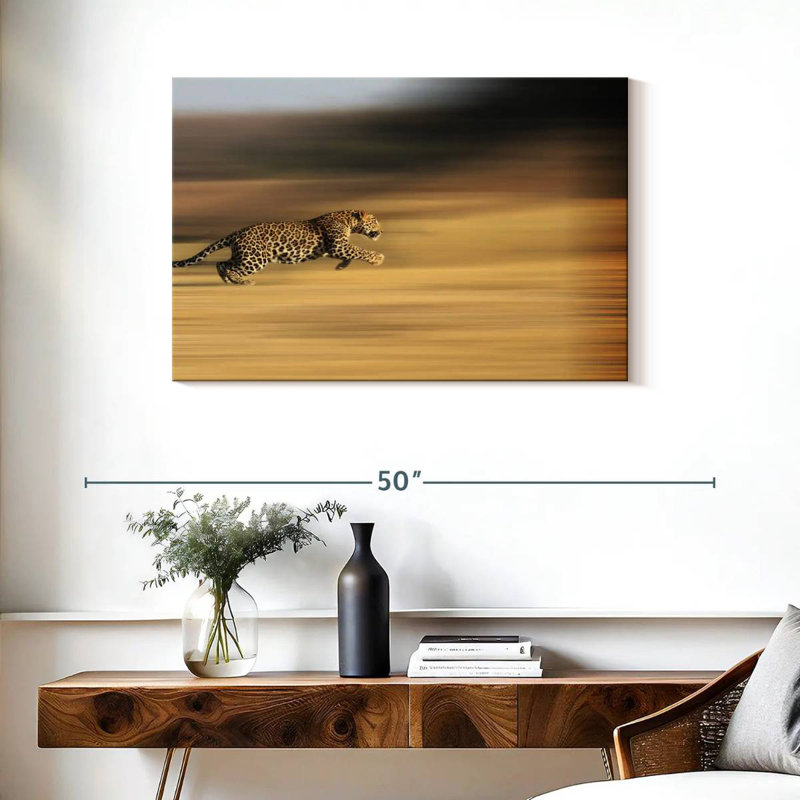 Crowle Leopard Sprint, 24" H x 36" W