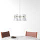 Bimini 5 Light Metal Geometric Chandelier
