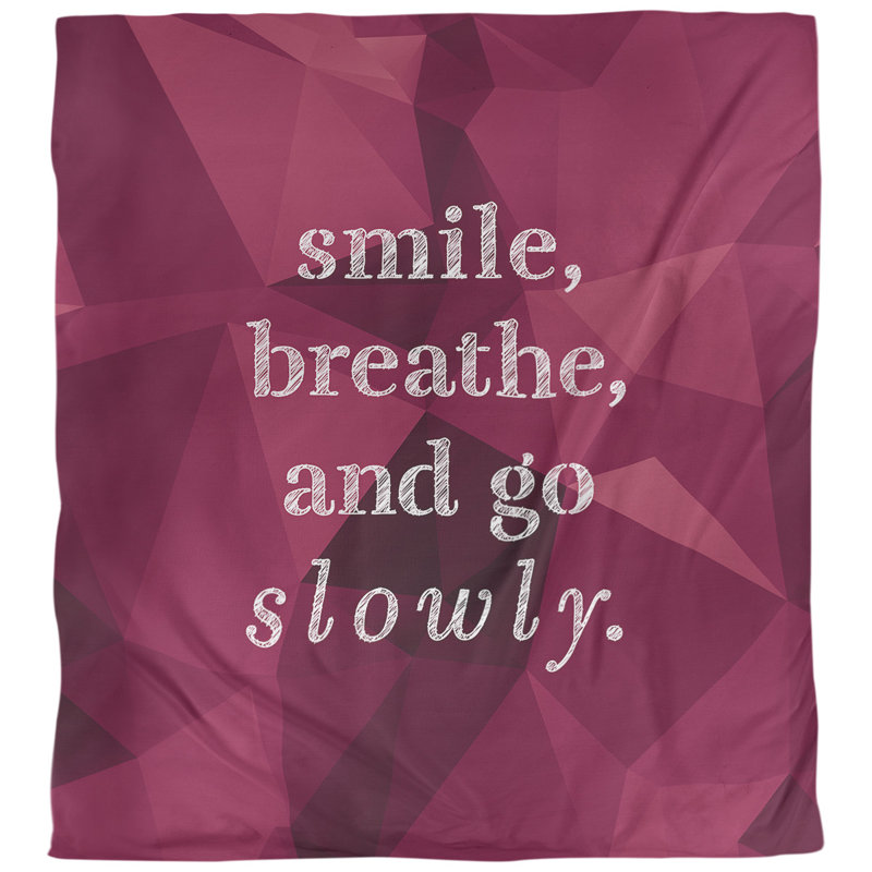Housse de couette simple go quote lente, Housse de couette pour très grand lit, Spinelle