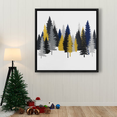 Golden Fir Print On Canvas