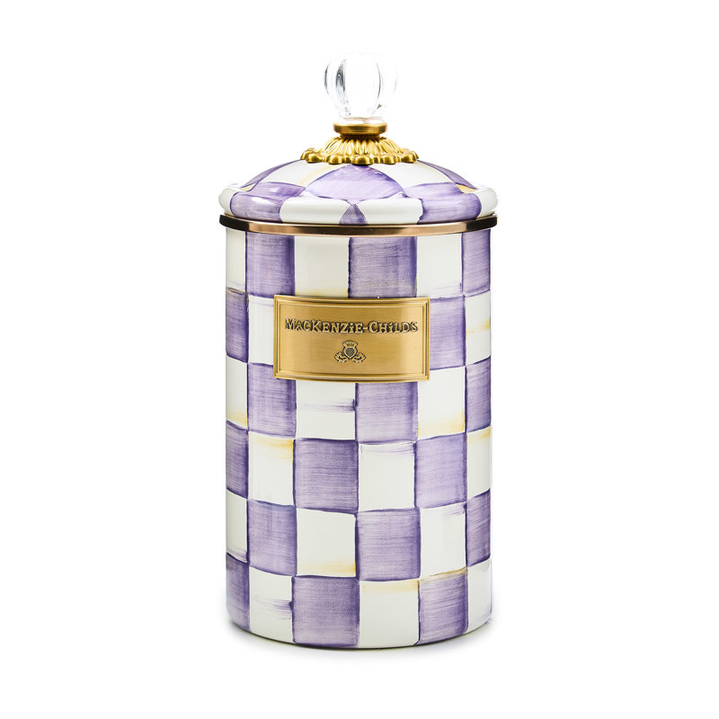 Violet Check Canister, 64 oz