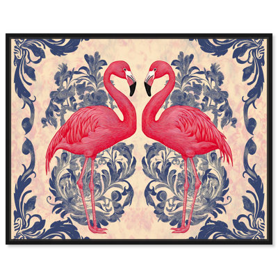 «Flamingo Companions» sur toile, Art chinois par Art Remedy