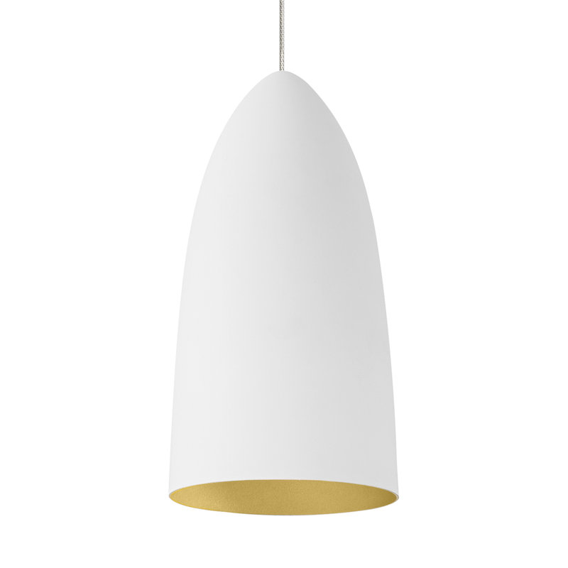 Signal 1 - Light Pendant, No, Rubberized White/Gold