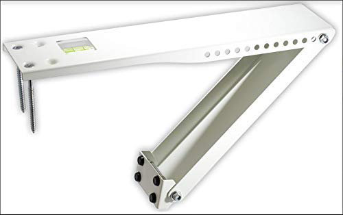 Universal Window Air Conditioner Bracket - 1Pc Heavy-Duty Window AC Support - Support Air Conditioner Up To 160 Lbs. - For 12000 BTU AC To 20000 BTU AC Units (HD 1PC ACB) (1, HEAVY DUTY- ONE ARM)