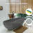59'' x 29.5'' Soaking Solid Surface Bathtub