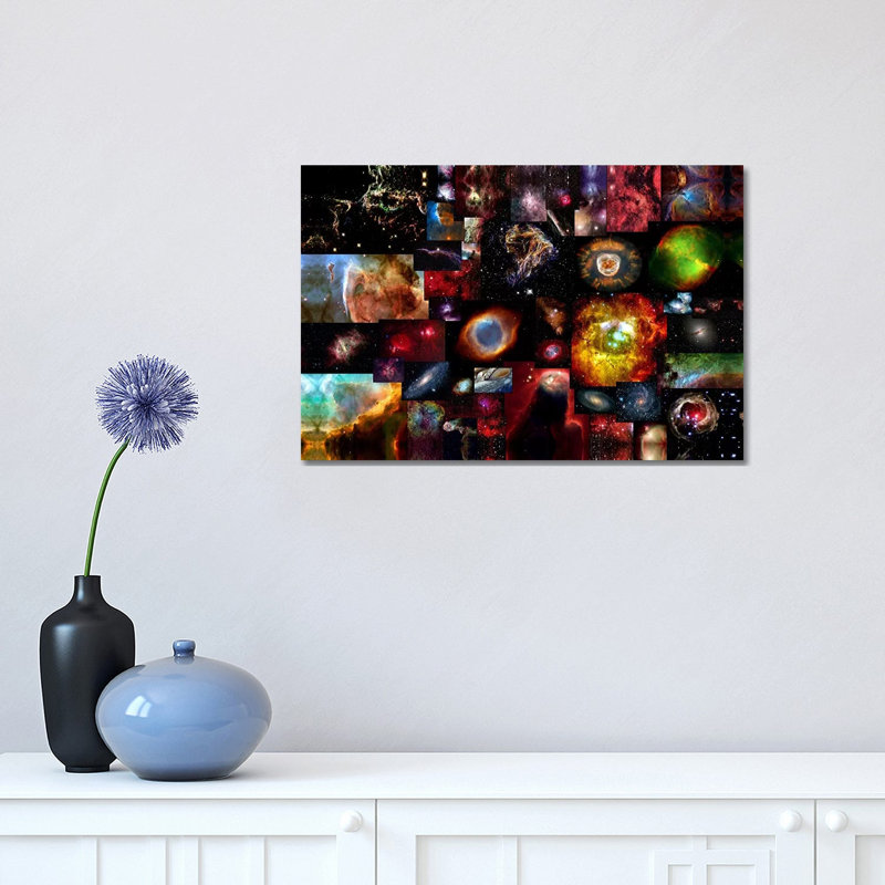 The Universe - Wrapped Canvas Print, 30.48 cm H x 45.72 cm W