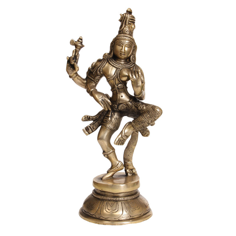 Danse Ardhanarishvara (Shiva Shakti), Cuivre / or