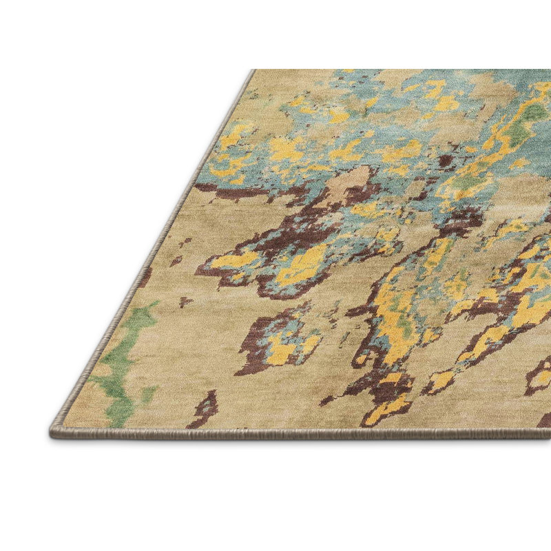 Abstract Indoor Rug, Rectangle 8' x 10'