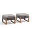 Allcot Polyethylene (PE) Wicker Outdoor Ottoman-1658531311-1658531310