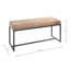 Leanora Genuine Leather Upholstered Bench