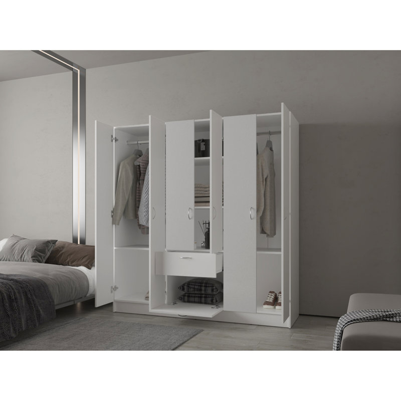 Olin Wardrobe Multistorage, White