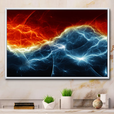 Fire And Ice Fractal Lightning - on