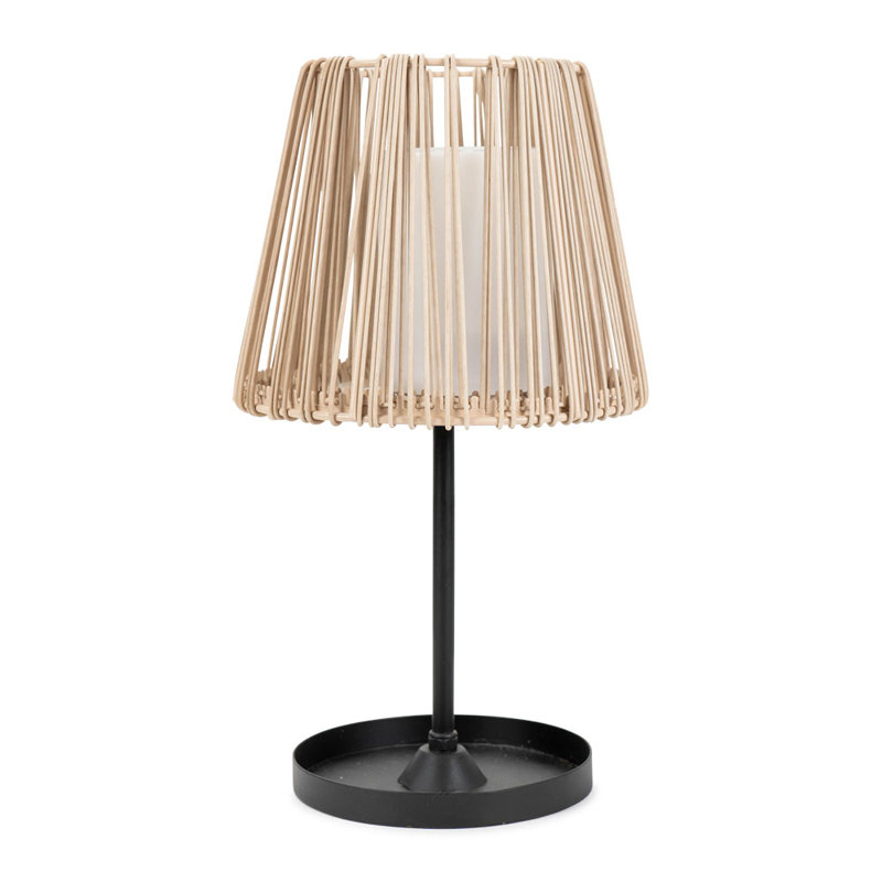 Toshia 32cm Solar Powered Integrated LED Outdoor Table Lamp