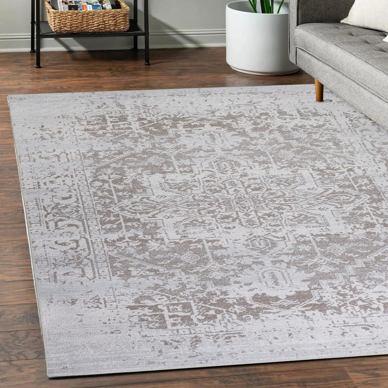 Tapis Jaylann avec envers antidérapant, Rectangle 5 pi 8 po x 9 pi