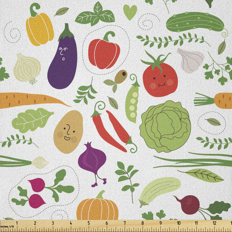 Darionne Vegetarian Healthy Food Multi-Purpose Fabric