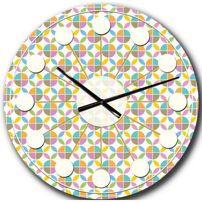 Horloge murale rétro Mid-Century