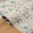 Isebelle Performance Modern Abstract Blue/Rust/Multicolor Rug-1423253012