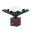 Furrow 9-in Red Table Lamp-1410794909