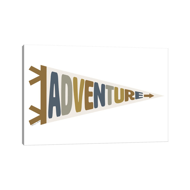 Adventure Pennant by Susan Ball - Gallery-Wrapped Canvas Giclée on Canvas, Wrapped Canvas, 45.72cm H x 66.04cm W