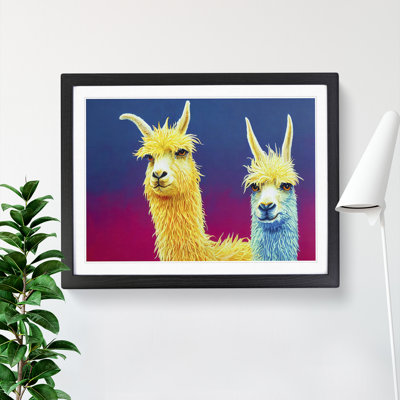 Llama Splash Vol.3 Abstract - Single Picture Frame Print