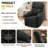 Recliner Chair,Rocker Recliners for Adults, Small Recliners for Small Spaces, Manual Recliner with Side Pockets for Living Room Bedroom-347746208