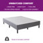Sommier en métal avec housse et pieds - Plusieurs profils - Sleep by Wayfair ™-90950727-61070173
