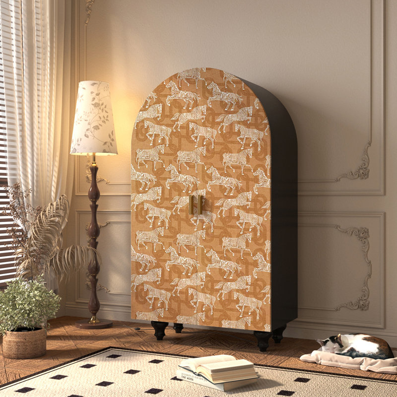 Garde-robe de chambre française rétro