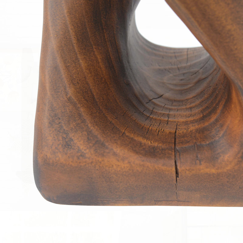 Table d'appoint MGO Twist Shape, Brun