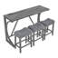 Table de bar de 150 cm avec prise électrique et 3 tabourets-962105669-962105673-962105679