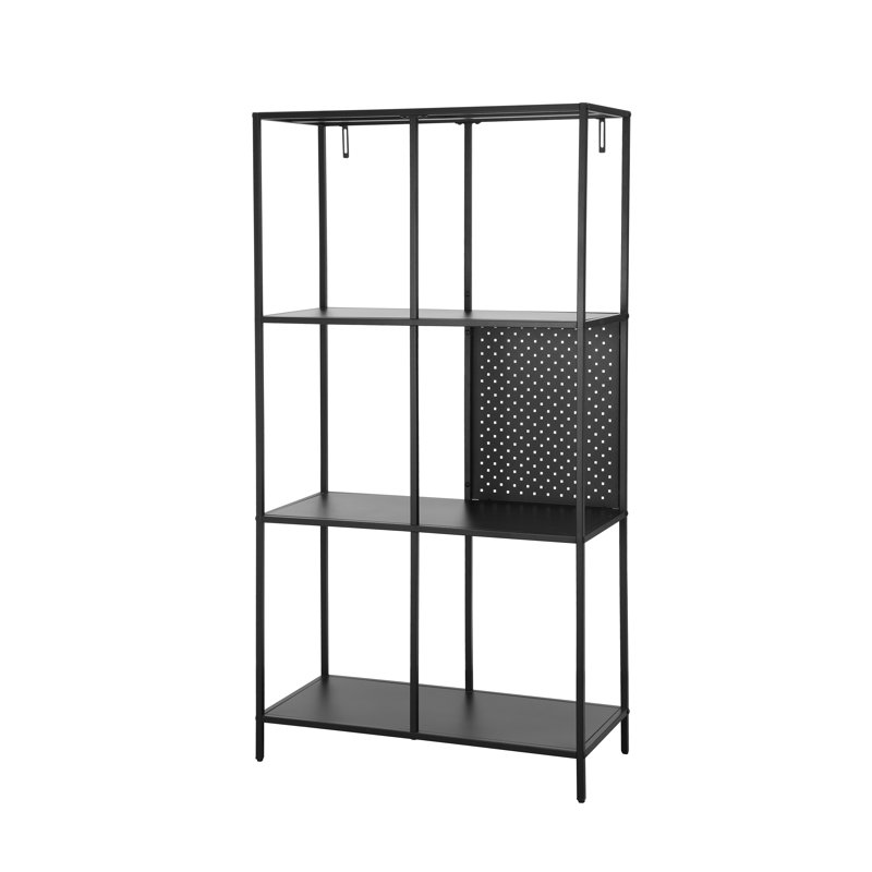 Agiato 144 cm H x 75 cm W Stainless Steel Standard Bookcase